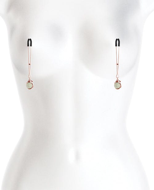 Ns Novelties INC Bound Nipple Clamps - Rose Gold Kink &amp; BDSM