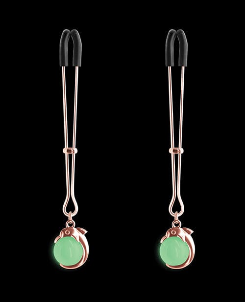 Ns Novelties INC Bound Nipple Clamps - Rose Gold Kink &amp; BDSM