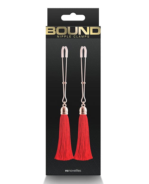 Ns Novelties INC Bound T1 Nipple Clamps Red Kink &amp; BDSM
