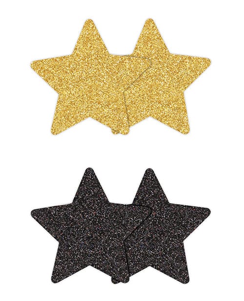 Ns Novelties INC Pretty Pasties Glitter Stars - 2 Pair Lingerie &amp; Costumes