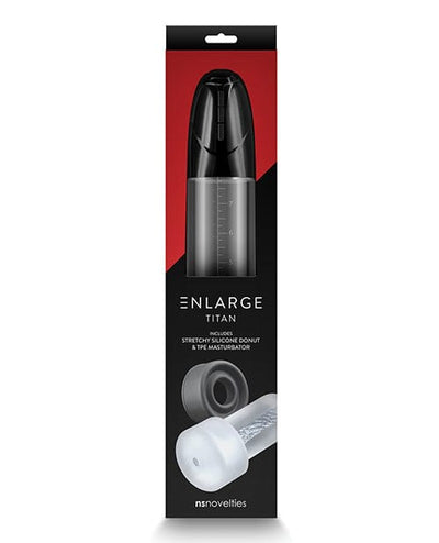 Ns Novelties INC Enlarge Titan Pump - Black Penis Toys