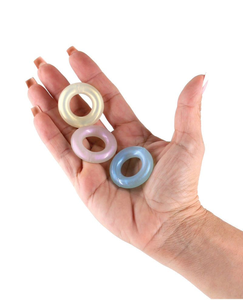 Ns Novelties INC Fantasia Stamina Cock Rings - Multi Color Penis Toys