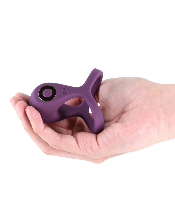 Ns Novelties INC INYA Valiant Cock &amp; Ball Vibe - Berry Penis Toys