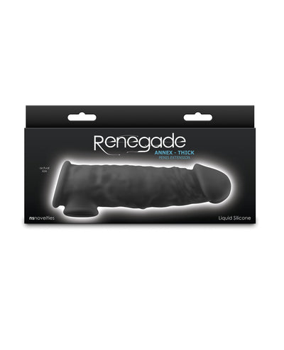 Ns Novelties INC Renegade Annex Tick Sheath - Black Penis Toys