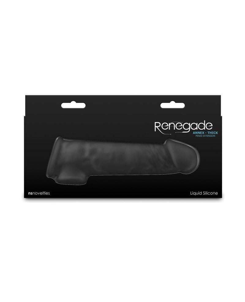 Ns Novelties INC Renegade Annex Tick Sheath - Black Penis Toys