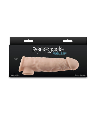 Ns Novelties INC Renegade Annex Tick Sheath - Flesh Penis Toys