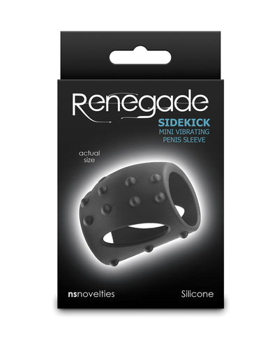 Ns Novelties INC Renegade Sidekick Mini Vibrating Penis Sleeve - Black Penis Toys