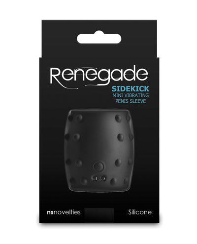 Ns Novelties INC Renegade Sidekick Mini Vibrating Penis Sleeve - Black Penis Toys