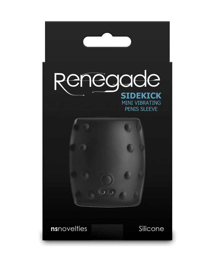 Renegade Sidekick Mini Vibrating Penis Sleeve - Black  OrchidToys.com