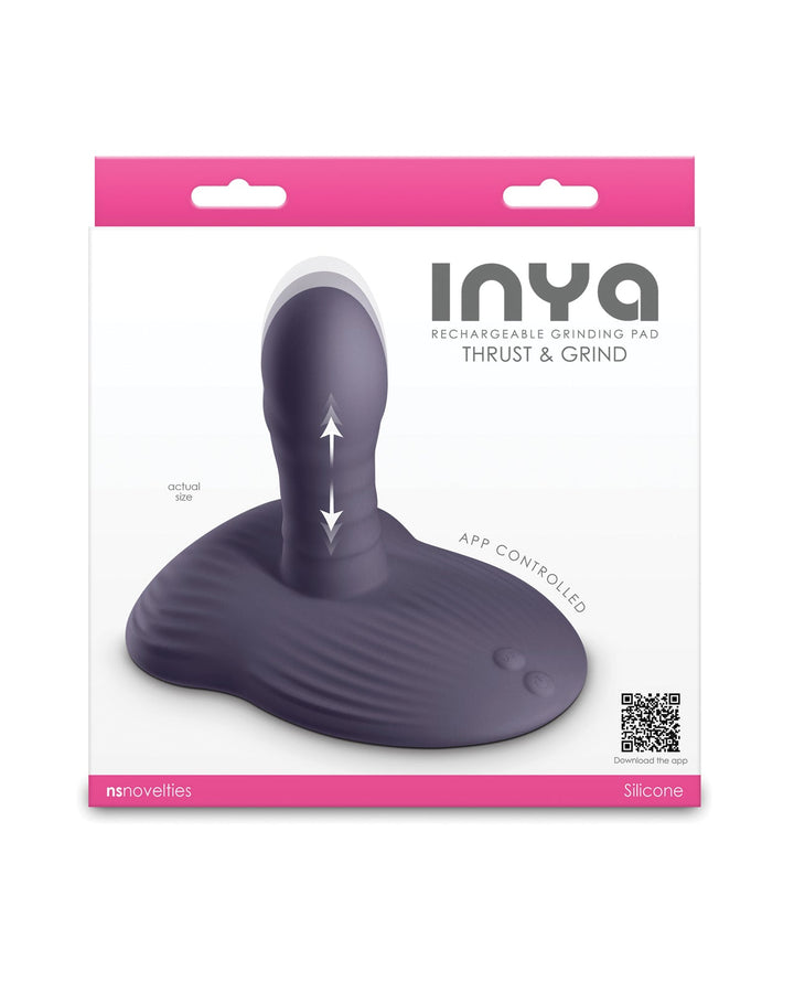 Ns Novelties INC INYA App Controlled Thrust &amp; Grind - Grey Vibrators