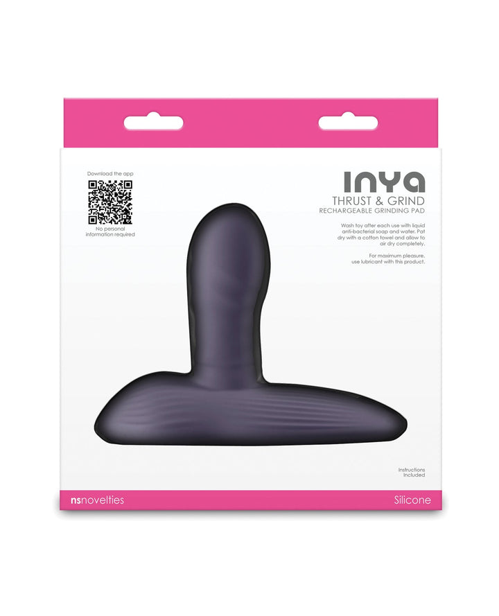 Ns Novelties INC INYA App Controlled Thrust &amp; Grind - Grey Vibrators