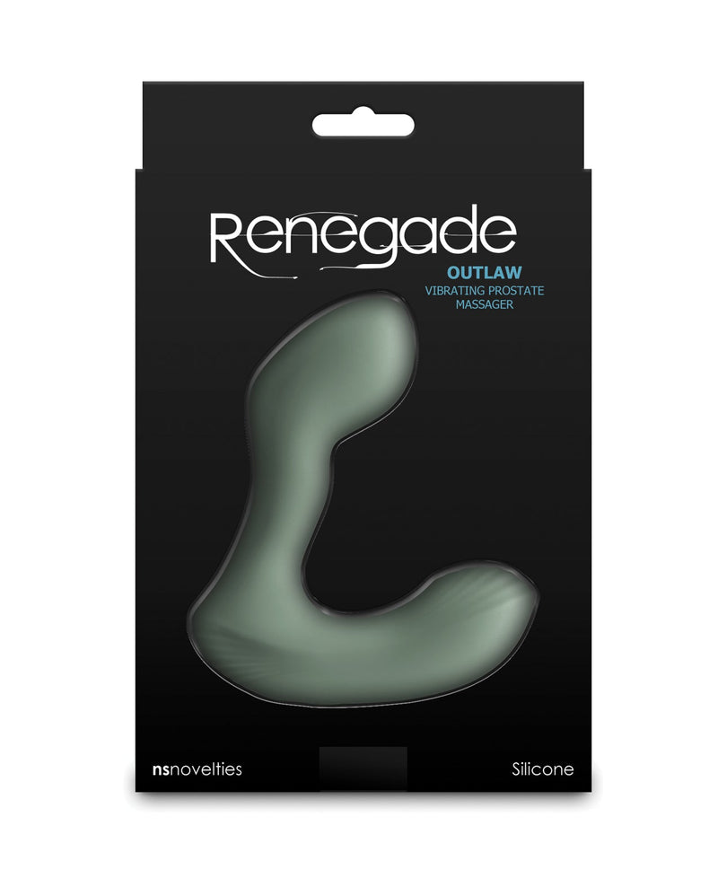 Ns Novelties INC Renegade Outlaw Vibrating Prostate Massager - Sage Vibrators