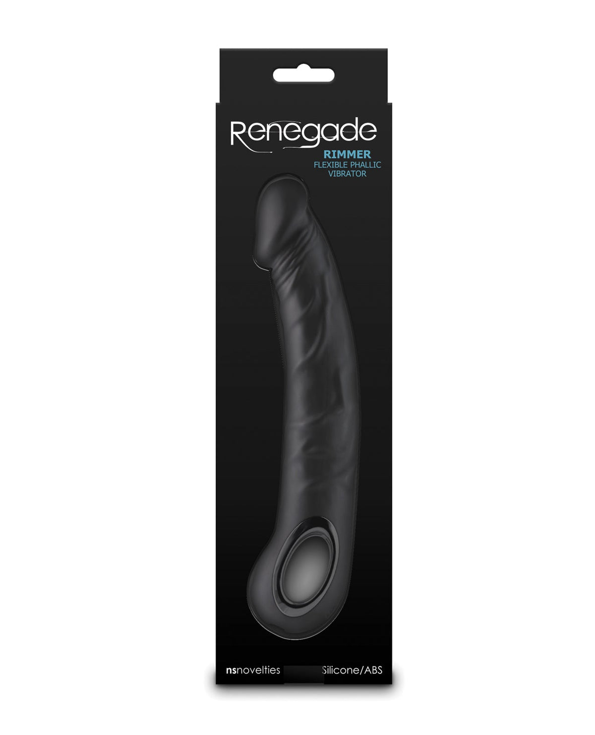 Renegade Rimmer Vibrating Dong with Handle - Black