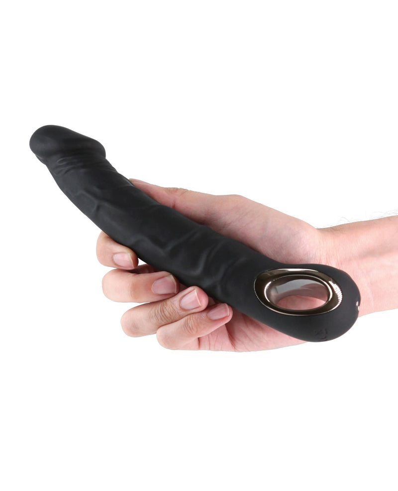 Ns Novelties INC Renegade Rimmer Vibrating Dong w/Handle - Black Vibrators