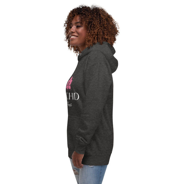 OrchidToys.com Orchid Toys Unisex Hoodie White Font