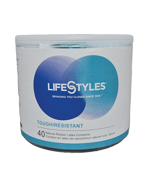 Paradise Marketing Lifestyles Tough Condom - Bowl Of 40 More