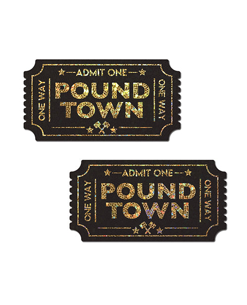 Pastease Pastease Premium Pound Town Glitter - Black O/S Lingerie &amp; Costumes