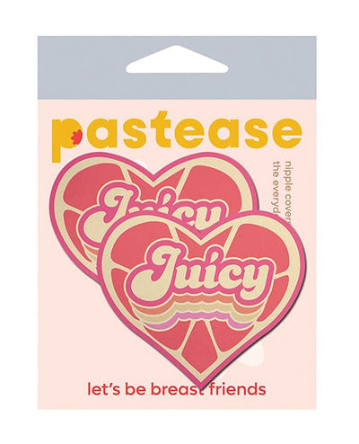 Pastease Pastease Premium Retro Heart Juicy - Pink Grapefruit O/s Lingerie & Costumes