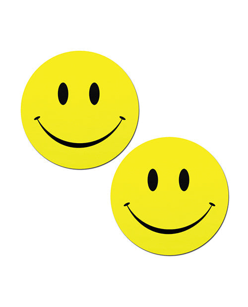 Pastease Pastease Premium Smiley Face - Yellow O/S Lingerie &amp; Costumes