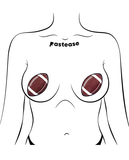 Pastease Pastease Premium Sparkly Football - Brown O/S Lingerie &amp; Costumes