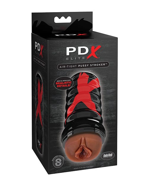 Pdx Brands Pdx Elite Air Tight Stroker Brown Penis Toys