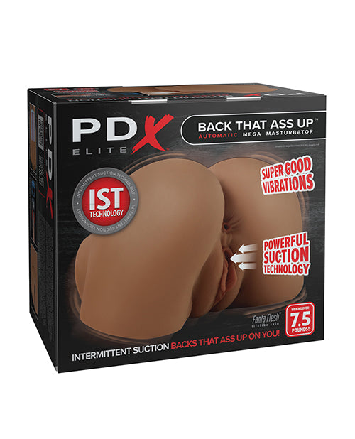 Pdx Brands PDX Elite Back That Ass Up Automatic Mega Masturbator - Brown Penis Toys