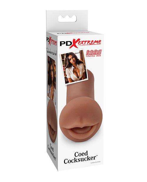 PDX Brands PDX Extreme Coed Cocksucker - Brown Penis Toys