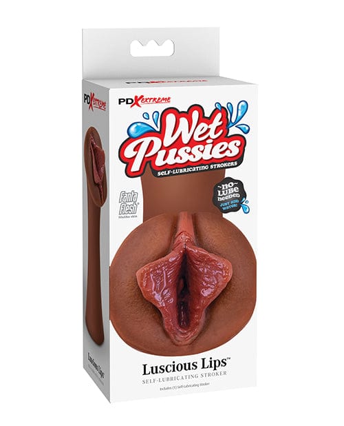 Pdx Brands Pdx Extreme Wet Pussies Luscious Lips Brown Penis Toys