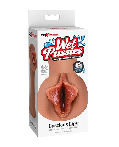 Pdx Brands Pdx Extreme Wet Pussies Luscious Lips Tan Penis Toys