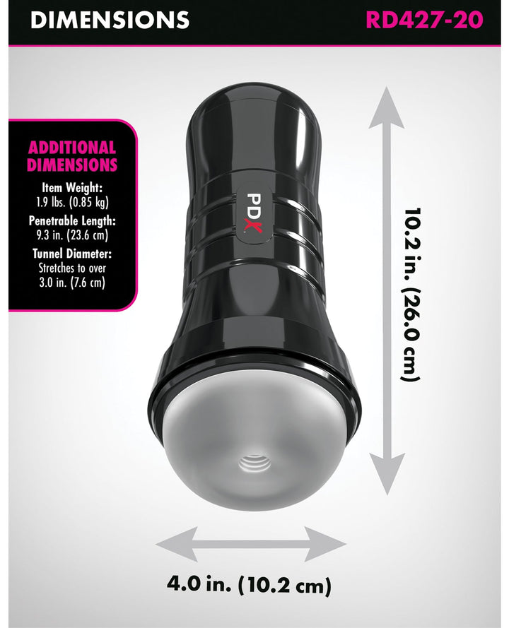Pdx Brands PDX Extreme Wet Stroker Slide &amp; Glide XXL - Frosted Penis Toys