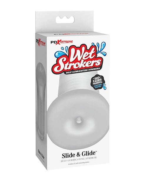 Pdx Brands Pdx Extreme Wet Strokers Slide &amp; Glide - Frosted Penis Toys