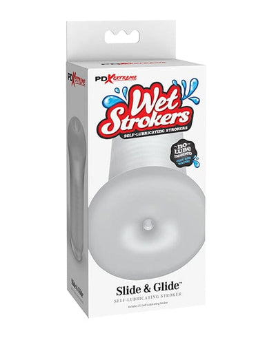 Pdx Brands Pdx Extreme Wet Strokers Slide & Glide - Frosted Penis Toys
