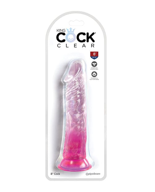Pipedream Products King Cock Clear 8" Cock Pink Dildos