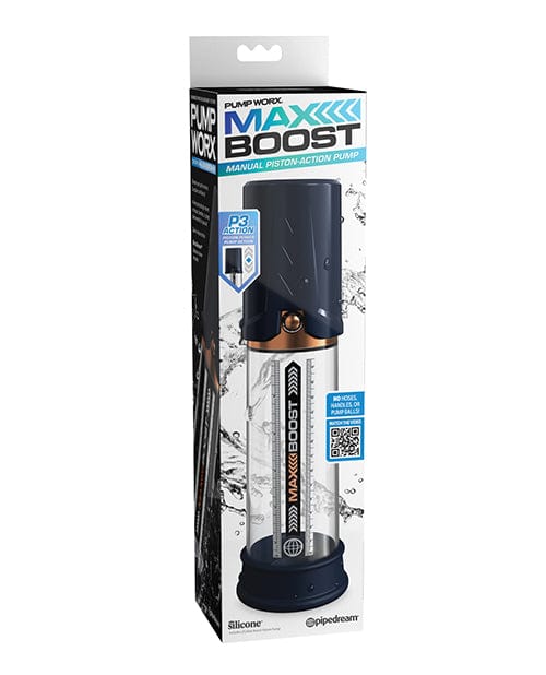 Pipedream Products Pump Worx Max Boost Blue Penis Toys
