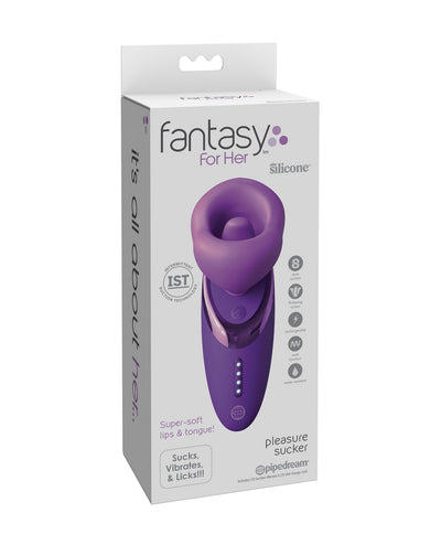 Pipedream Products Fantasy for Her Pleasure Sucker - Purple Vibrators