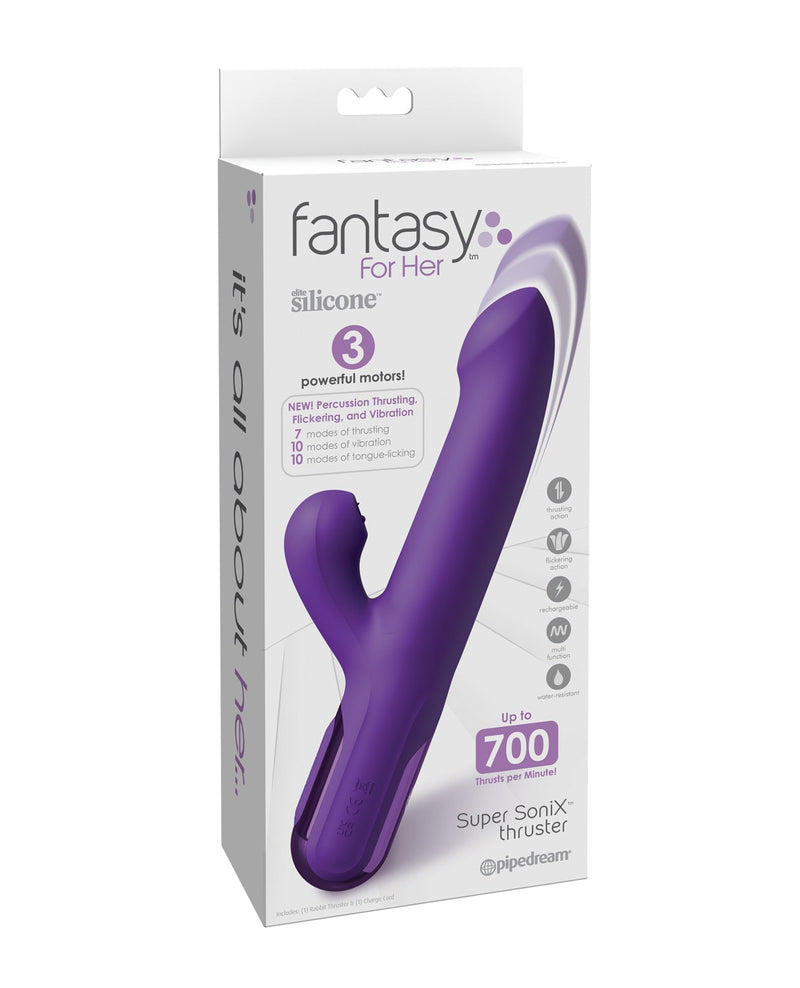 Pipedream Products Fantasy for Her Super SoniX Thruster - Purple Vibrators