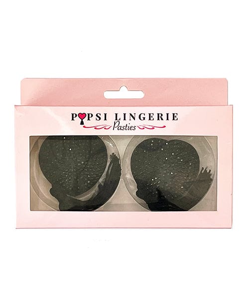 Popsi Lingerie Diamond Reuseable Tassel Pasties - O/s Black Lingerie &amp; Costumes