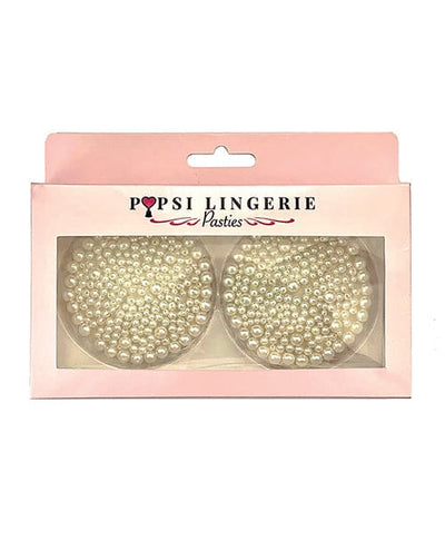 Popsi Lingerie Pearl Reusable Pasties - White O/s Lingerie & Costumes