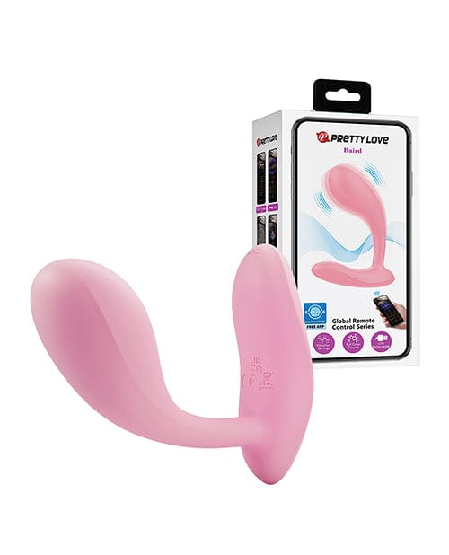 Pretty Love Pretty Love Baird App-enabled Vibrating Butt Plug - Hot Pink Anal Toys