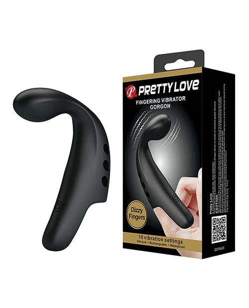 Pretty Love Pretty Love Gorgon Finger Vibrator - Black Sale