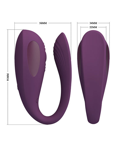 Pretty Love Pretty Love Aari Thumping Dual Vibrator - Purple Vibrators