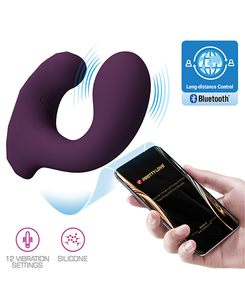 Pretty Love Pretty Love Billy Vibrating Dual Stimulator - Purple Vibrators