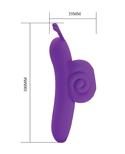 Pretty Love Pretty Love Snail Honey Finger Vibe - Purple Vibrators