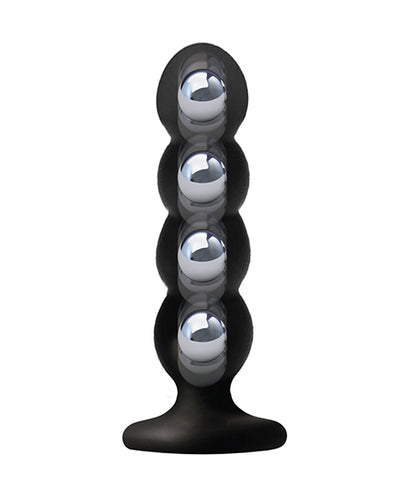 Rascal Video LLC VERS Liquid Silicone Suction Plug - Black Anal Toys