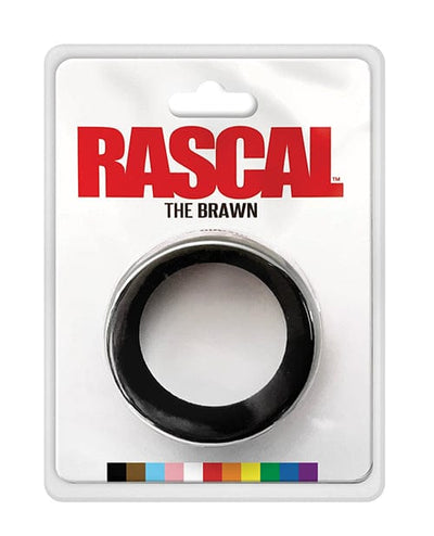 Rascal Video LLC Rascal The Brawn Silicone Cock Ring - Black Penis Toys