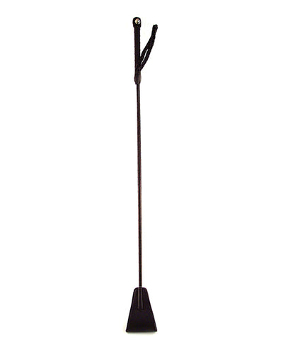 Rouge Group Ltd Rouge Fetish Play Vegan Leather Riding Crop - Black Kink & BDSM