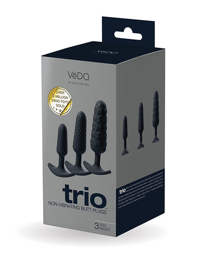 Savvy Co. VeDO Trio Anal Plug Set - Black Anal Toys