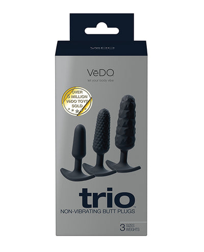 Savvy Co. VeDO Trio Anal Plug Set - Black Anal Toys