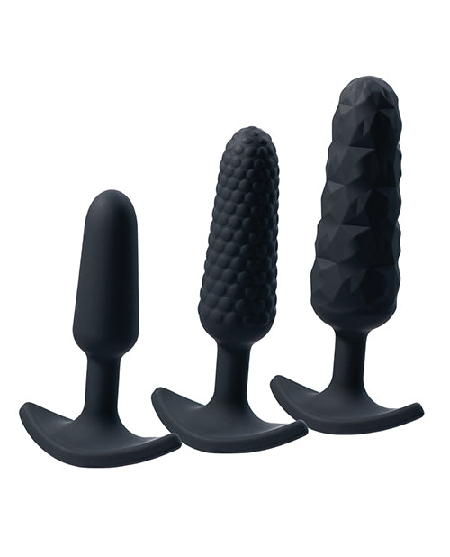 Savvy Co. VeDO Trio Anal Plug Set - Black Anal Toys