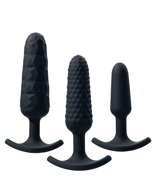 Savvy Co. VeDO Trio Anal Plug Set - Black Anal Toys